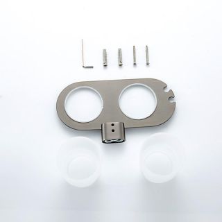 Стакан двойной Gappo G30908-9 оружейная сталь